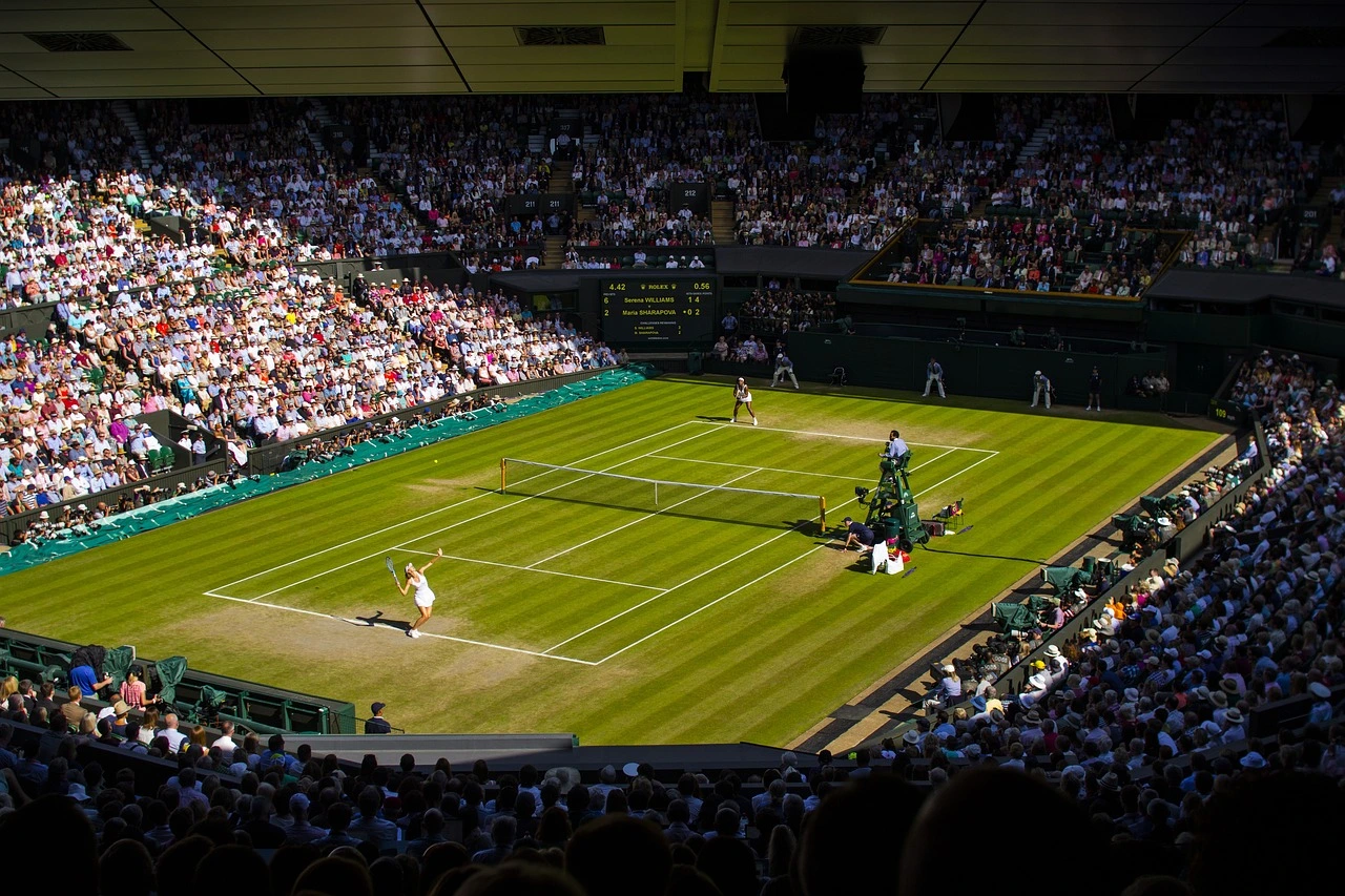 Joueuses de tennis à Wimbledon